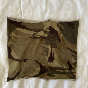 Camo tube top